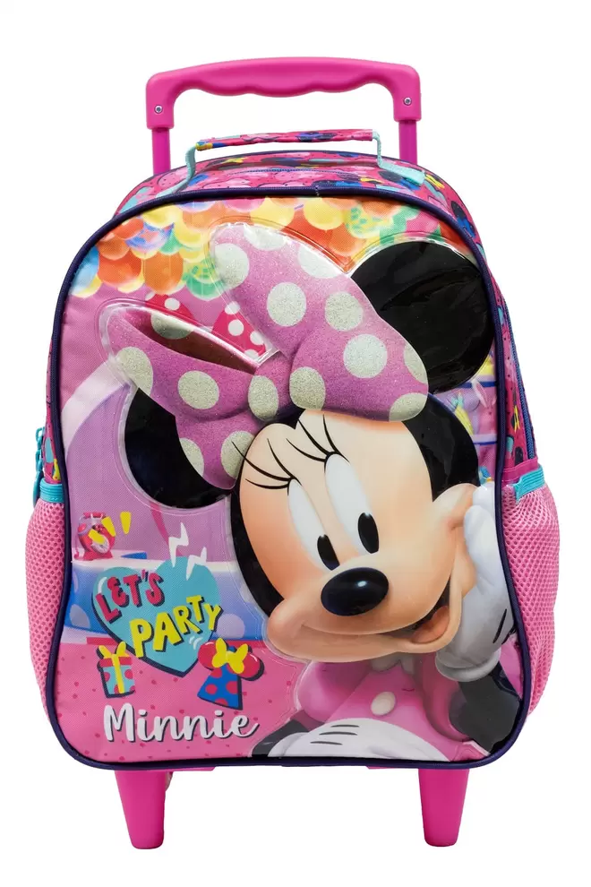 Oferta de MOCHILA COM RODINHAS MINNIE por R$187,42 em Niazi Chohfi