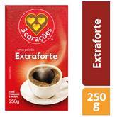 Oferta de Café Torrado e Moído a Vácuo Extraforte 3 Corações Pacote 250g por R$8,19 em Nordestão