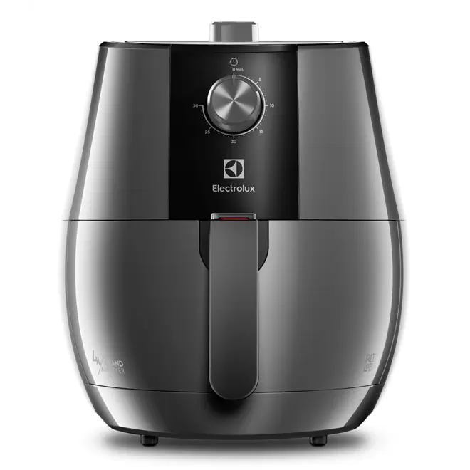 Oferta de Fritadeira Air Fryer Grand Electrolux, 1400W, 4L, Desligamento Automático, Grafite - EAF30 por R$339 em Novo Mundo