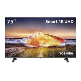 Oferta de TV 75 Led Smart 4k Ultra HD 75C350S TB025M HDR10 Dolby Áudio Vidaa Toshiba por R$3636 em NovoLare