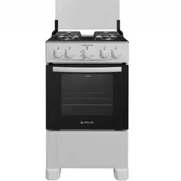 Oferta de Fogão Atlas 4 Bocas Coliseum Plus com Mesa de Inox Forno Amplo Visor e Acendimento Manual  Branco por R$503 em NovoLare