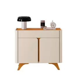 Oferta de Buffet Arcus c/2 portas - Off White/Naturalle por R$612 em NovoLare