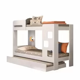 Oferta de Treliche Vegas cor branco 100% MDF com prateleira Tigus por R$709 em NovoLare