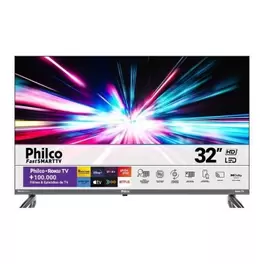 Oferta de Smart TV 32" HD LED Philco PTV32E3ERSGB Roku Tv QuadCore por R$912 em NovoLare