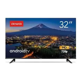 Oferta de TV Smart 32" LED Aiwa HD Wi-Fi Android Bluetooth USB HDMI AWS-TV-32-BL-02-A por R$1099 em NovoLare