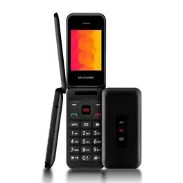 Oferta de Celular Multilaser Flip Vita 3g Preto Bluetooth 2.1 P9140 por R$196 em NovoLare