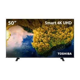 Oferta de TV Smart 50" LED Toshiba 4K Ultra HD 50C350MS TB012M Vidaa Bluetooth por R$1839 em NovoLare