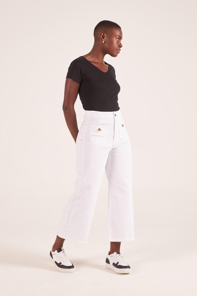 Oferta de Calça Amelie color por R$169,99 em Opção Jeans