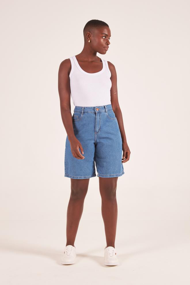 Oferta de Bermuda Jeans Jorts por R$89,99 em Opção Jeans