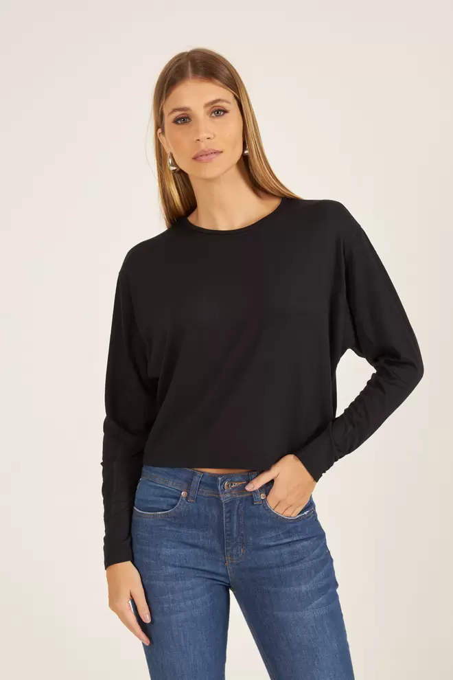 Oferta de Blusa Adla por R$29,99 em Opção Jeans