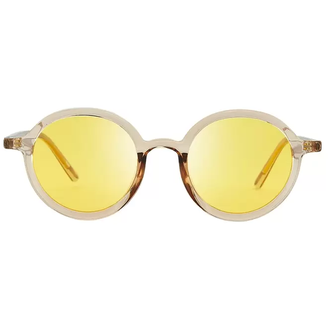 Oferta de ÓCULOS DE SOL SEM GRAU GASSI AMSTERDÃ - AMARELO por R$149,99 em Óticas Gassi