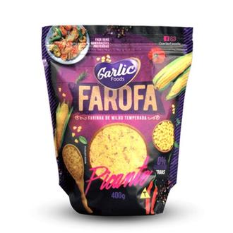 Oferta de Farofa de Milho Garlic Foods Picante 400G por R$9,99 em Ourinhos Hipermercado