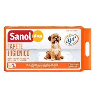 Oferta de Tapete Higiênico Sanol Dog Embalagem 30 Un por R$55,99 em Ourinhos Hipermercado