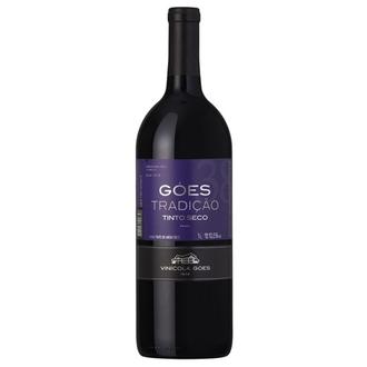 Oferta de Vinho Tinto Góes Tradição Seco Garrafa 1L por R$22,99 em Ourinhos Hipermercado