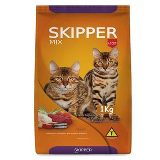 Oferta de Ração para Gatos Skipper Mix Adulto 1Kg por R$16,79 em Ourinhos Hipermercado