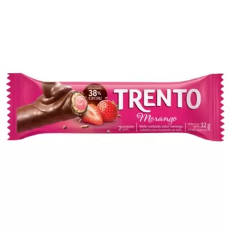 Oferta de Chocolate Sabor Morango Trento 32G por R$2,29 em Ourinhos Hipermercado