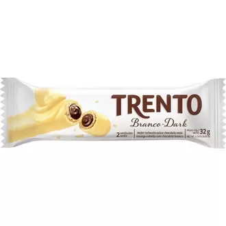 Oferta de Wafer com Cobertura Chocolate Branco Dark Trento 32g por R$2,29 em Ourinhos Hipermercado