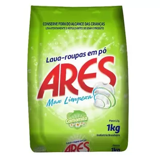 Oferta de Sabão Pó Ares Max Limpeza Camomila 1Kg por R$3,89 em Ourinhos Hipermercado