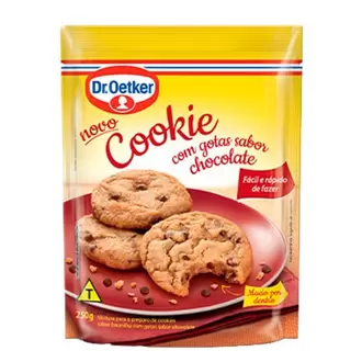 Oferta de Mistura para Cookie com Gotas Chocolate Dr. Oetker 250g por R$5,99 em Ourinhos Hipermercado