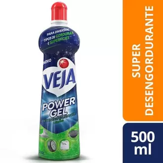 Oferta de Super Desengordurante Power Gel Limão Veja 500g por R$16,9 em Ourinhos Hipermercado