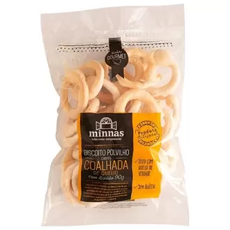 Oferta de Biscoito de Polvilho com Coalhada de Queijo Minnas 90G por R$9,99 em Ourinhos Hipermercado