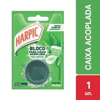 Oferta de Bloco Sanitário para Caixa Acoplada Pinho Harpic por R$18,99 em Ourinhos Hipermercado