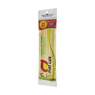 Oferta de Espetos de Churrasco de Bambu 25Cm Fiat Lux com 50Un por R$2,79 em Ourinhos Hipermercado