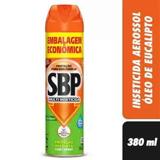 Oferta de Inseticida Aerossol Óleo de Eucalipto Sbp Multi Embalagem Econômica 380ml por R$16,99 em Ourinhos Hipermercado