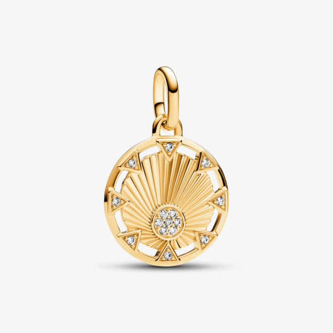 Oferta de Charm Medalhao Sol Poder Da Luz Pandora Me por R$989 em Pandora
