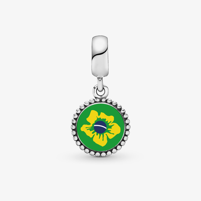 Oferta de Charm Prata Pendente Flor de Ipê - Coleção Brasil por R$589 em Pandora