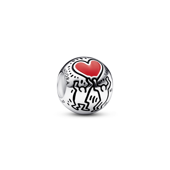 Oferta de Charm Amor E Figuras Keith Haring X Pandora por R$783,3 em Pandora