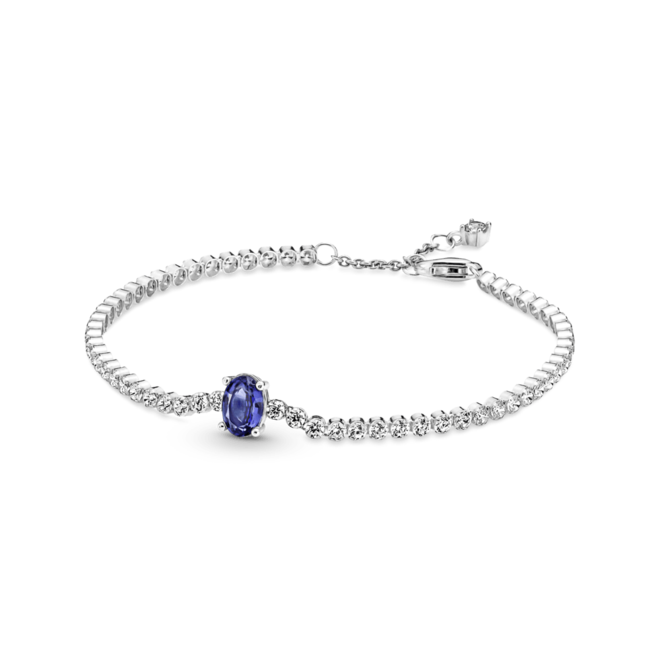 Oferta de Bracelete Riviera Pave Azul Brilhante por R$874,3 em Pandora