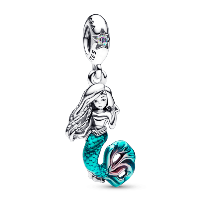 Oferta de Charm Prata Pendente Disney Ariel de A Pequena Sereia por R$989 em Pandora