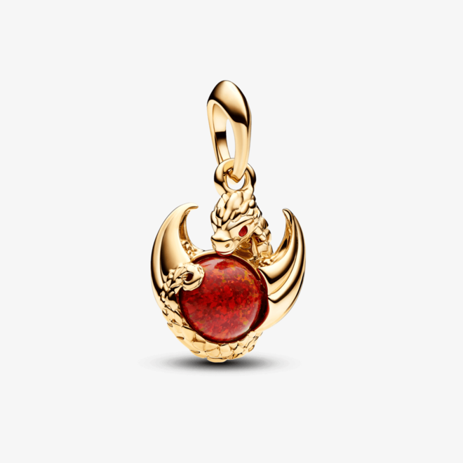 Oferta de Charm Ouro Pendente GOT - Fogo do Dragão por R$1639 em Pandora
