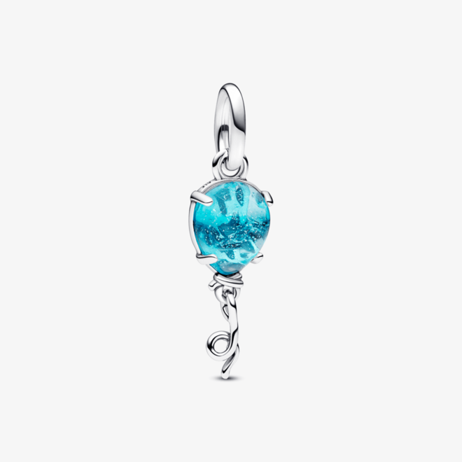 Oferta de Charm Prata Pendente Balão em Vidro Murano Azul por R$1049 em Pandora