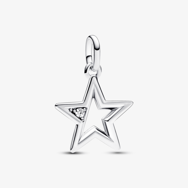 Oferta de Charm Prata Medalhão Estrela Brilhante por R$719 em Pandora