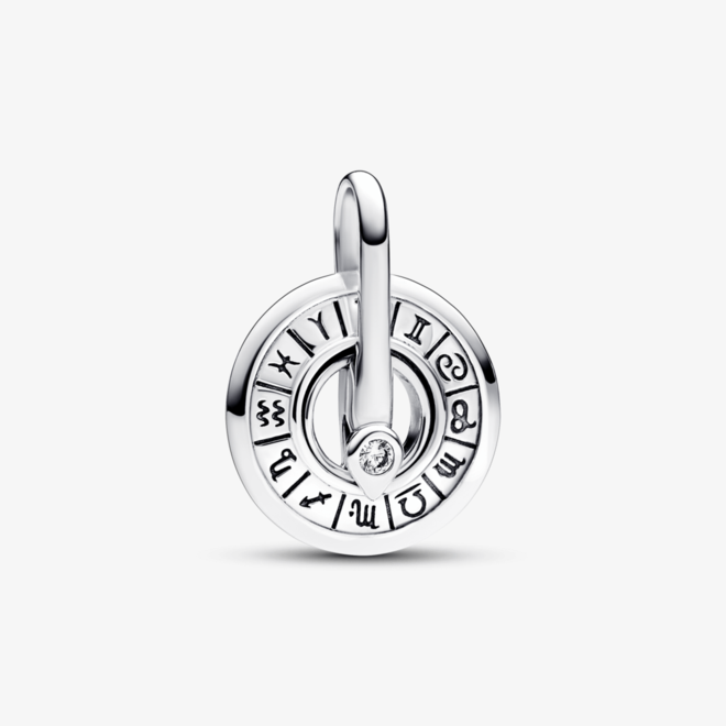 Oferta de Charm Prata Medalhão Roda Signos do Zodíaco por R$849 em Pandora