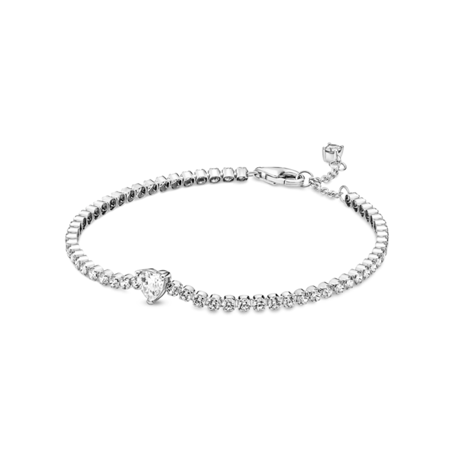 Oferta de Bracelete Riviera Coracao Brilhante por R$1319 em Pandora