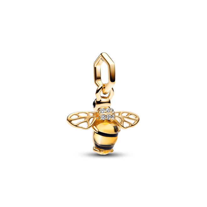 Oferta de Charm de Ouro Pendente Abelha Brilhante por R$1249 em Pandora