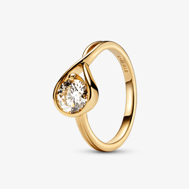 Oferta de Anel de Diamante 1 quilate Infinito em Ouro 14k por R$14900 em Pandora