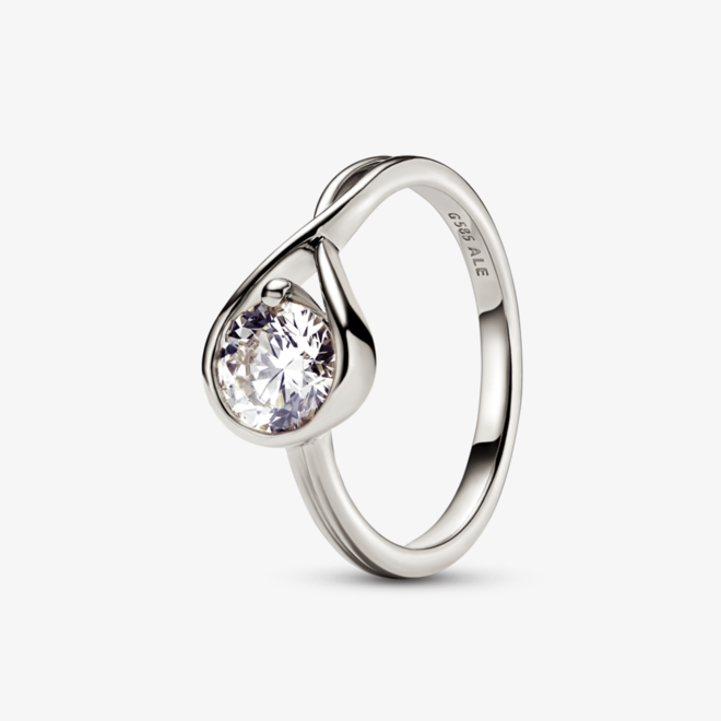 Oferta de Anel de Diamante 1 quilate Infinito em Ouro Branco por R$14900 em Pandora