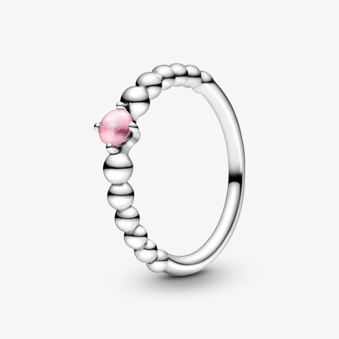 Oferta de Anel Esferas Pink por R$669 em Pandora