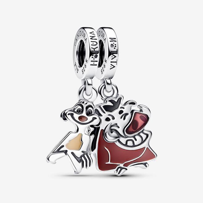 Oferta de Charm Prata Pendente Disney Timao E Pumba Divisivel por R$1289 em Pandora