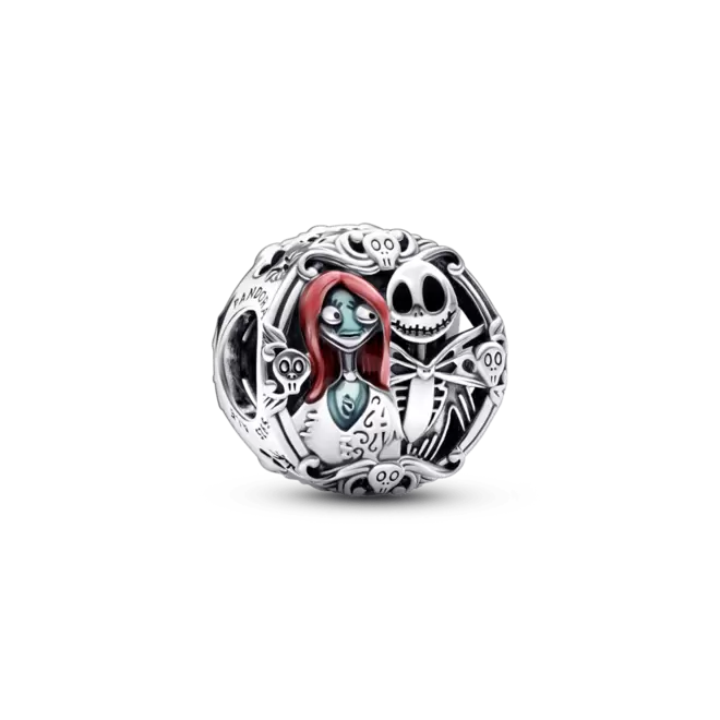 Oferta de Charm Prata Disney - Caveiras do Estranho Mundo de Jack por R$1159 em Pandora