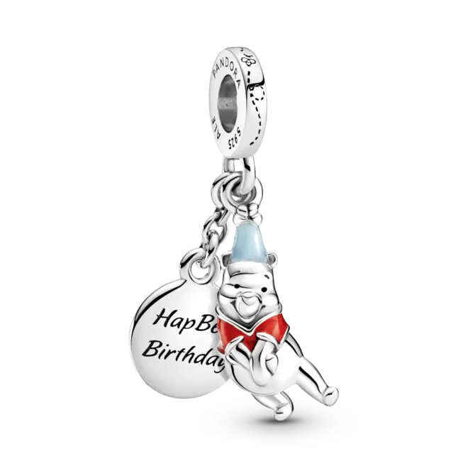 Oferta de Charm Pendente De Aniversario Ursinho Pooh por R$1049 em Pandora