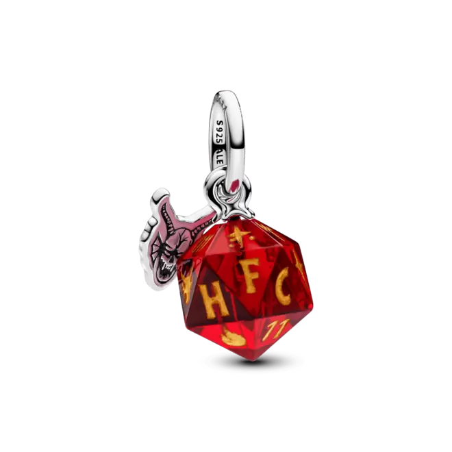 Oferta de Charm Pendente Stranger Things - Dado D20 Do Clube Hellfire por R$1119 em Pandora