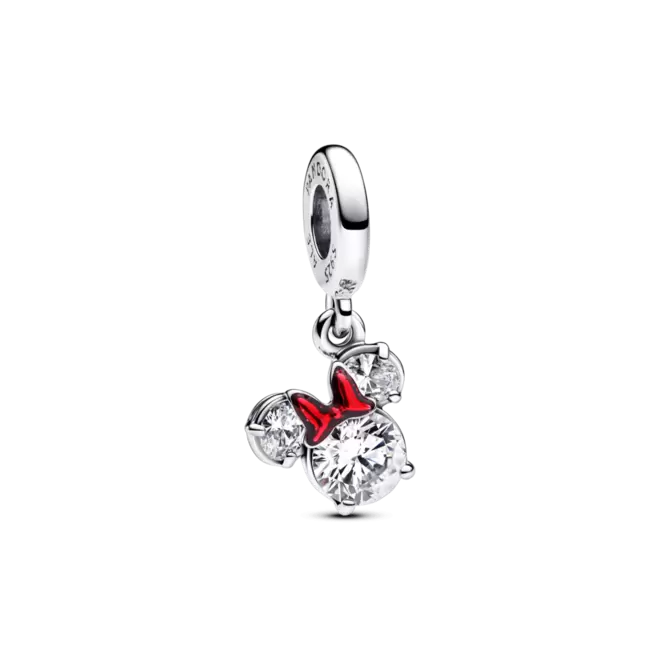 Oferta de Charm Prata Pendente Disney Minnie E Mickey por R$692,3 em Pandora