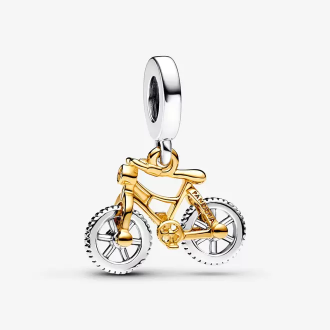 Oferta de Charm Pendente Bicicleta Em Dois Tons por R$629,5 em Pandora