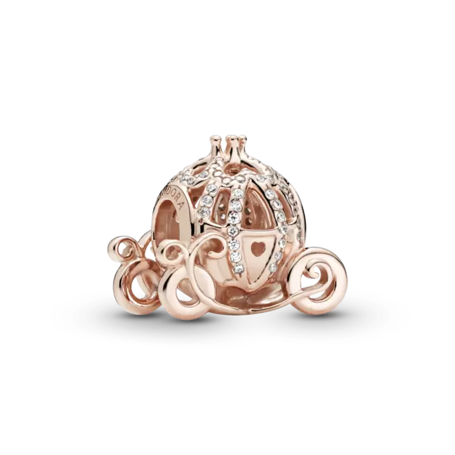 Oferta de Charm Disney Carruagem Brilhante Da Cinderela - Pandora Rose™ por R$575,7 em Pandora