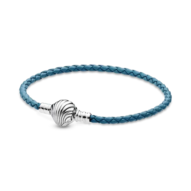 Oferta de Bracelete Couro Concha Do Mar_Pandora Ocean por R$534,5 em Pandora